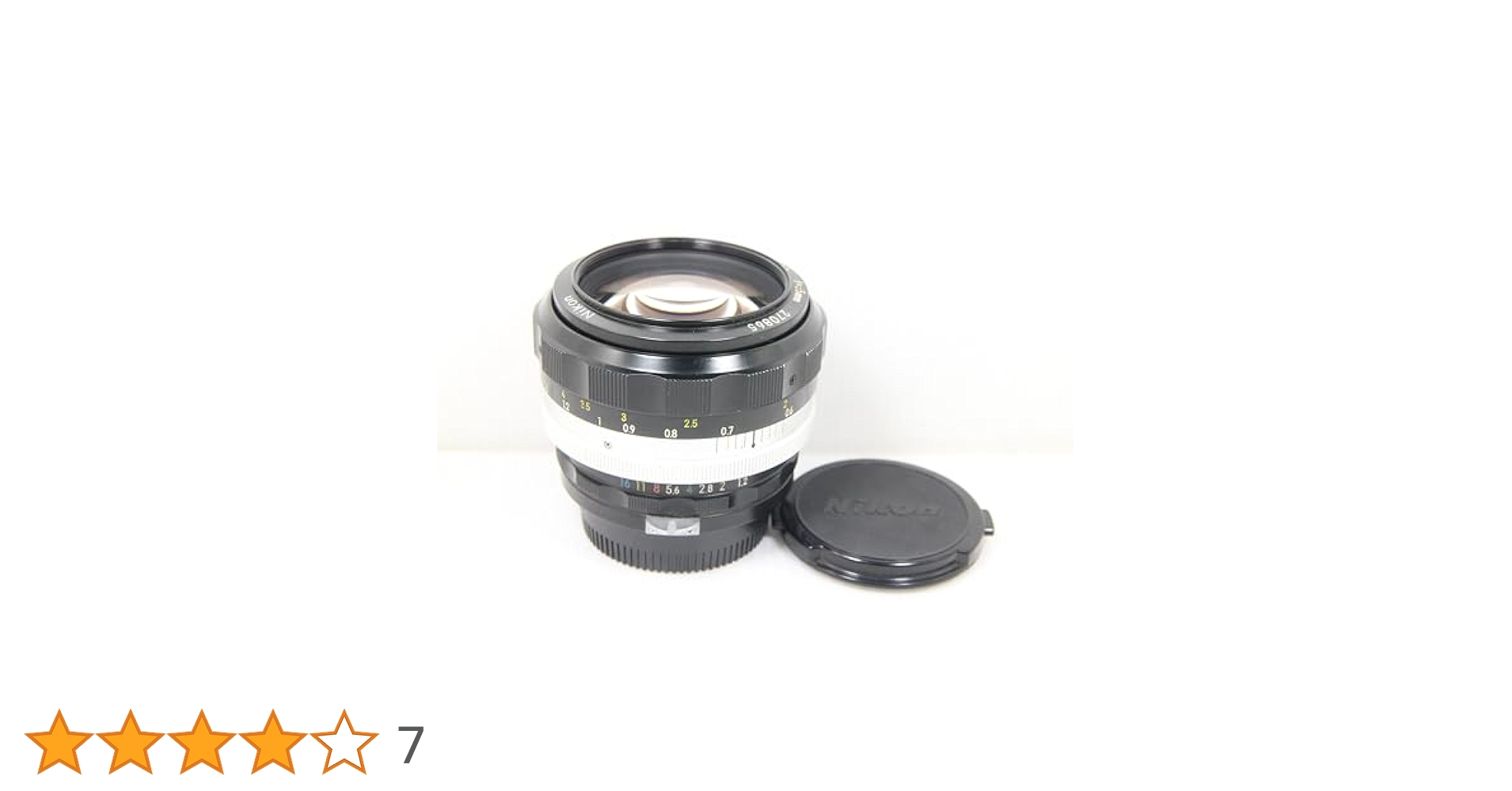 「極美品・新品同様」ニコンNikkor 55mm f1.2非Ai 極美品・新品同様」ニコンNikkor 55mm f1.2非Ai 2025年最新】Yahoo!